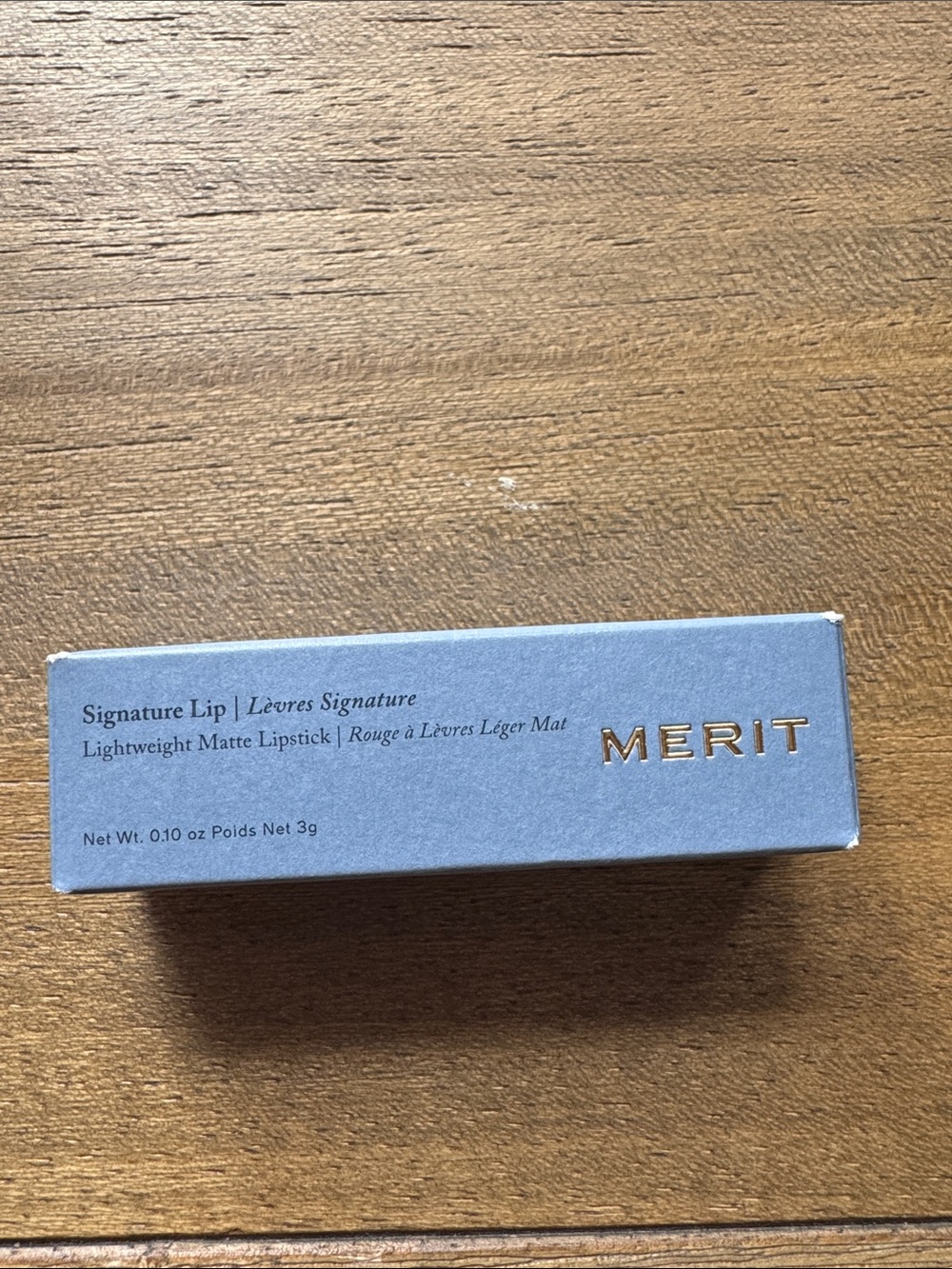 MERIT Signature Lip Lightweight Matte Lipstick – Court – 3 g / 0.10 oz